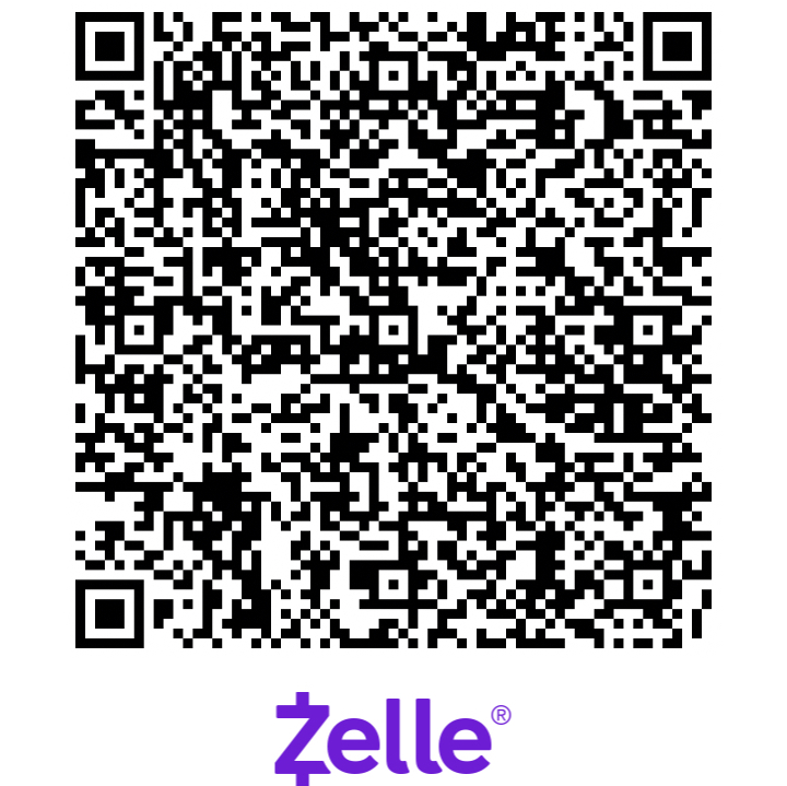 Yoganomics Zelle tip jar QR code
